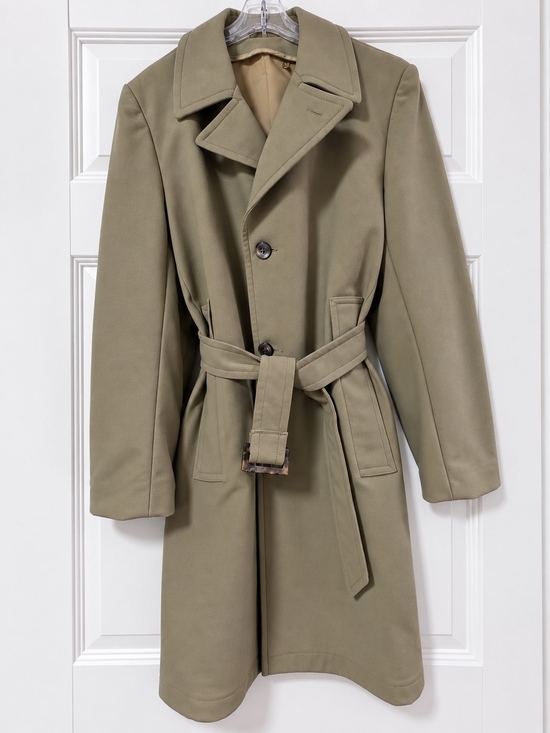 Sears Other - Vintage Sears The Travelknit Men's Womens Unisex Belted Olive Trench Coat